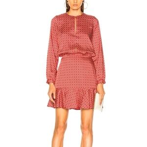 Alexis Red Patterned Dress